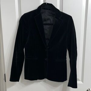 Theory Black Velvet Blazer